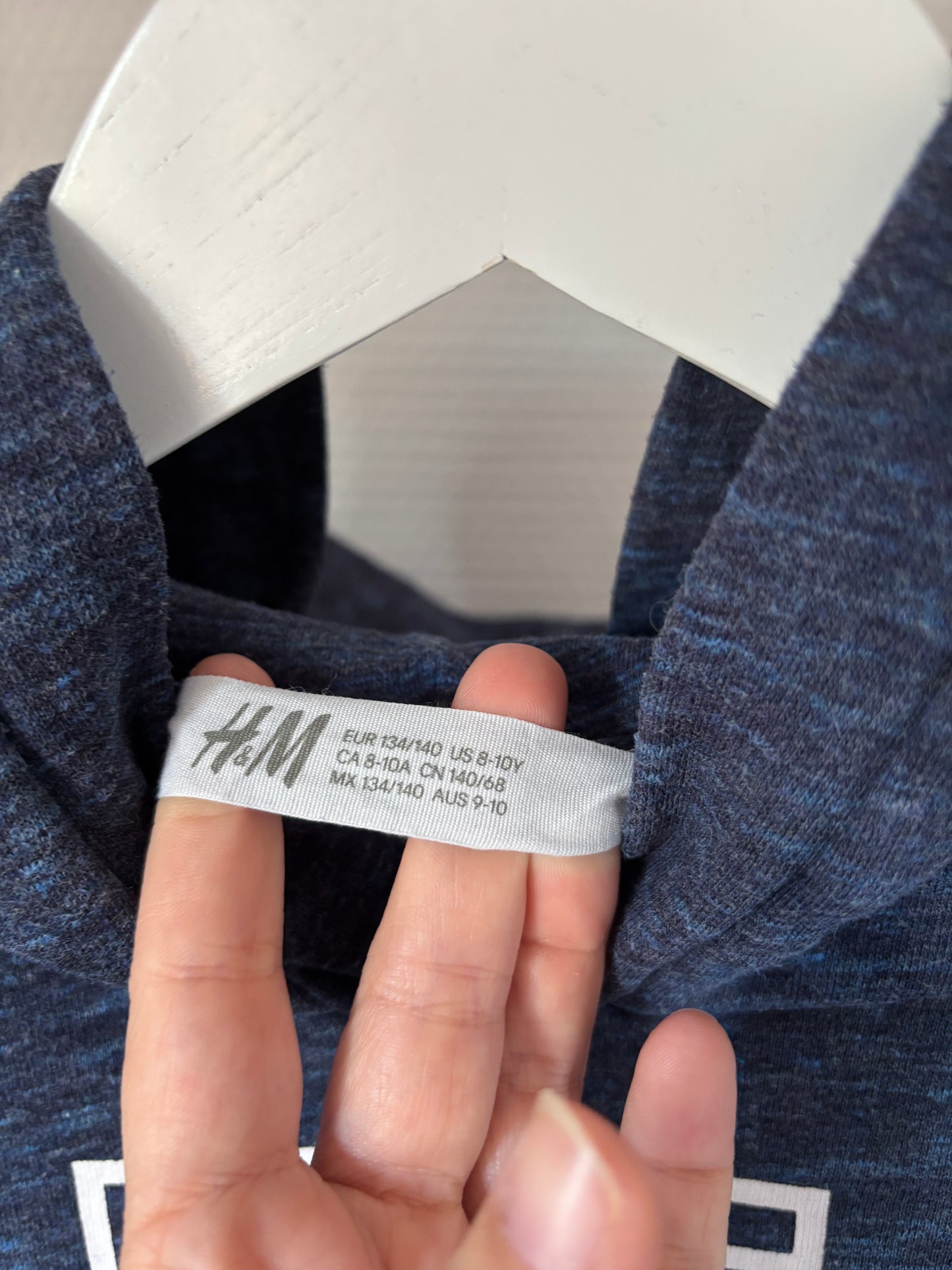 Marineblauwe sweater