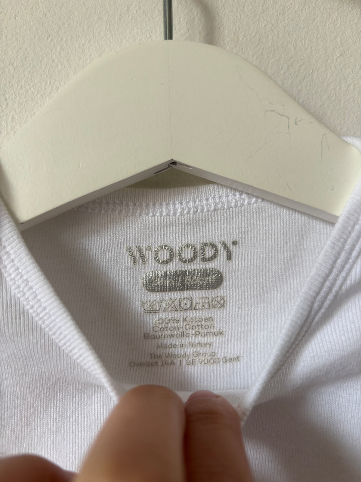 Woody witte romper 86 - zeer goede staat ⭐