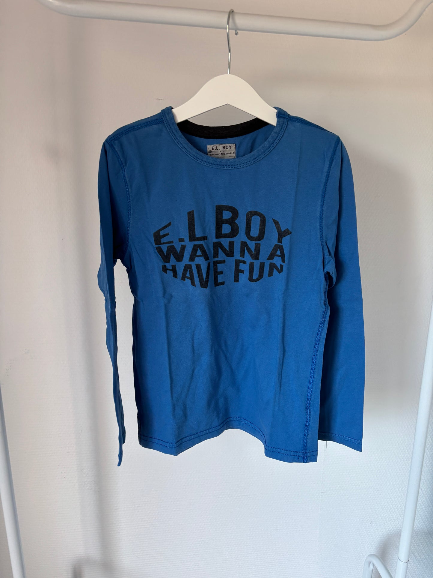 Blauwe longsleeve
