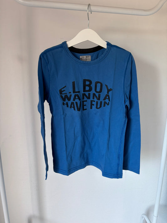 Blauwe longsleeve