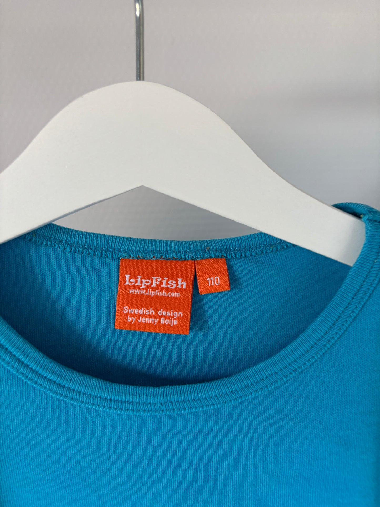Blauwe longsleeve met aap