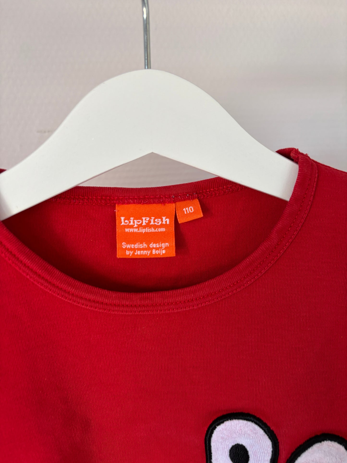 Rode longsleeve met kikker