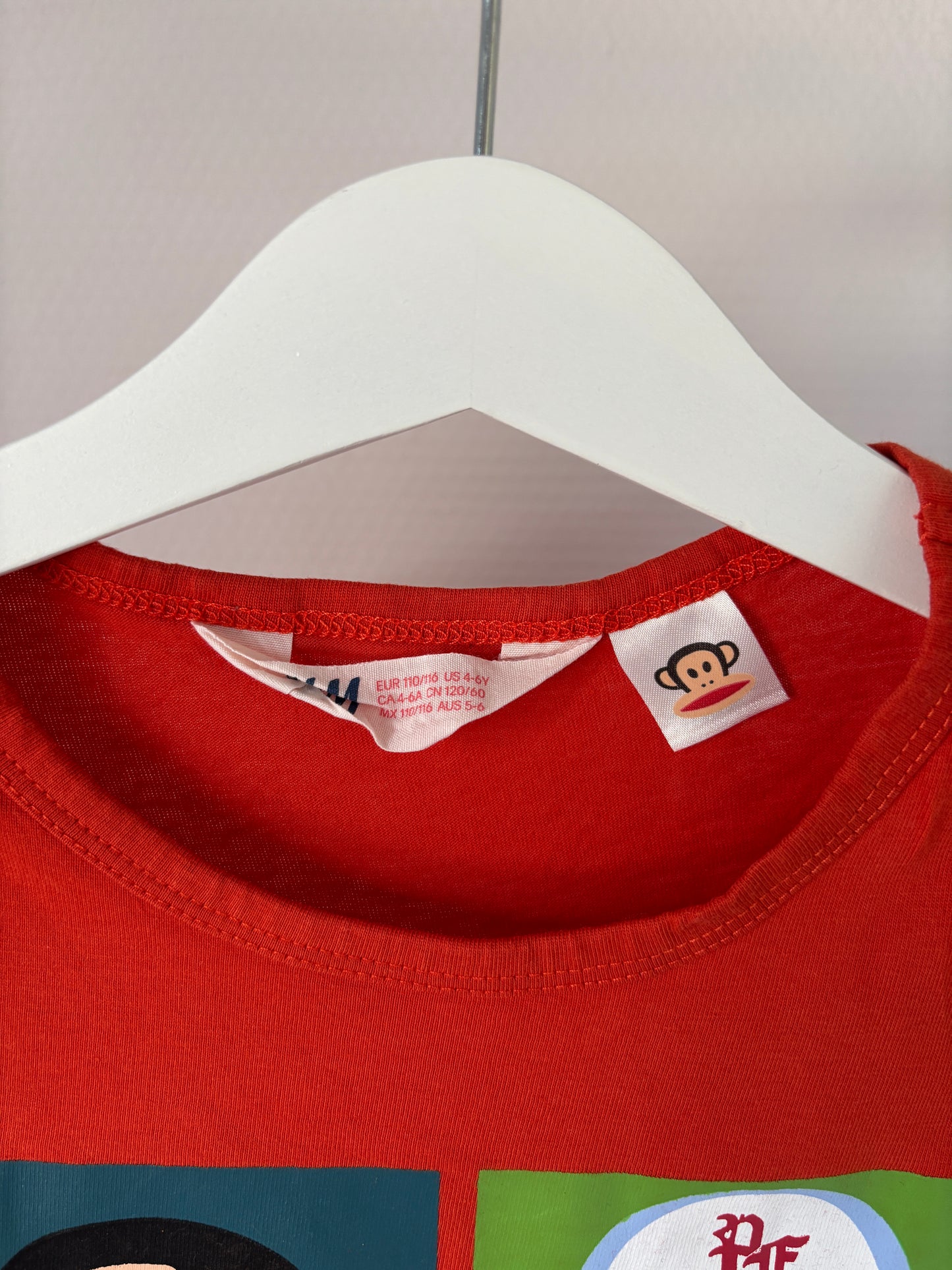 Rode longsleeve Paul Frank