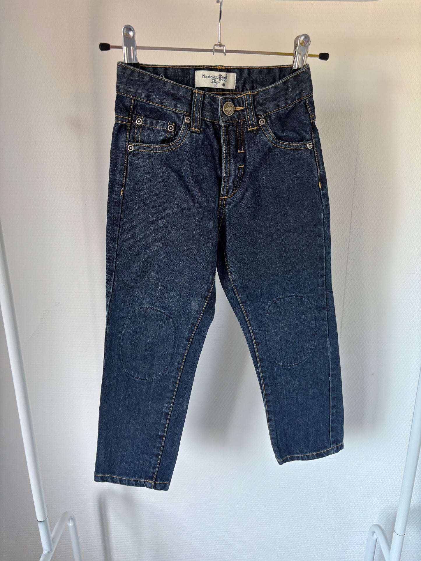 Donkerblauwe jeansbroek