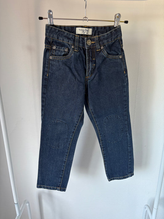 Donkerblauwe jeansbroek