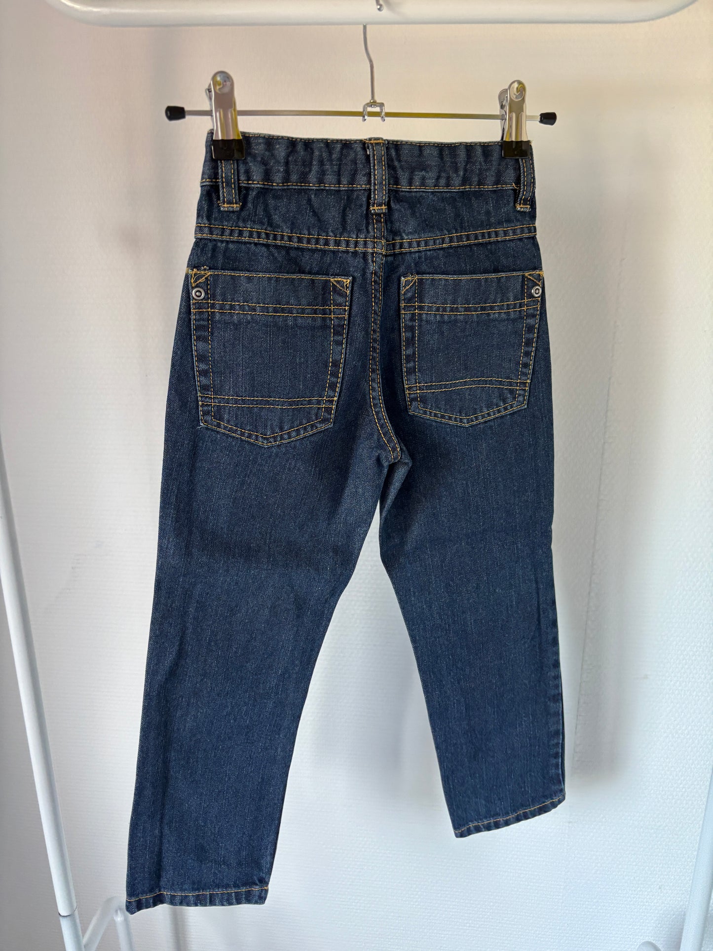 Donkerblauwe jeansbroek