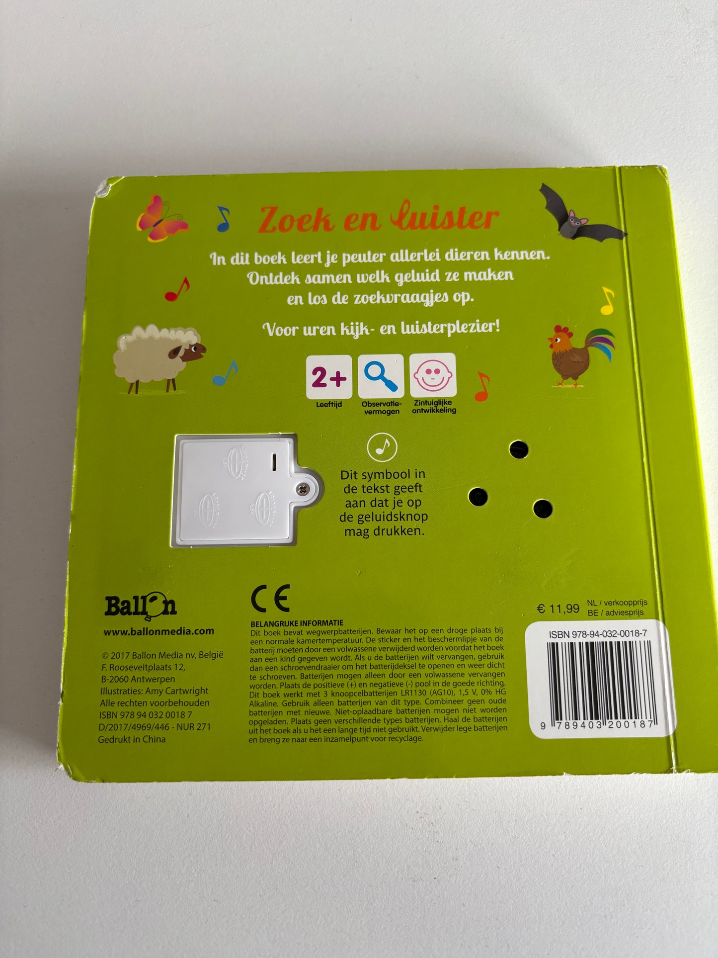 Dieren: zoek en luister