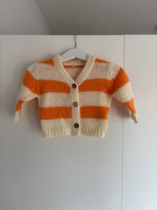 Gestreepte cardigan