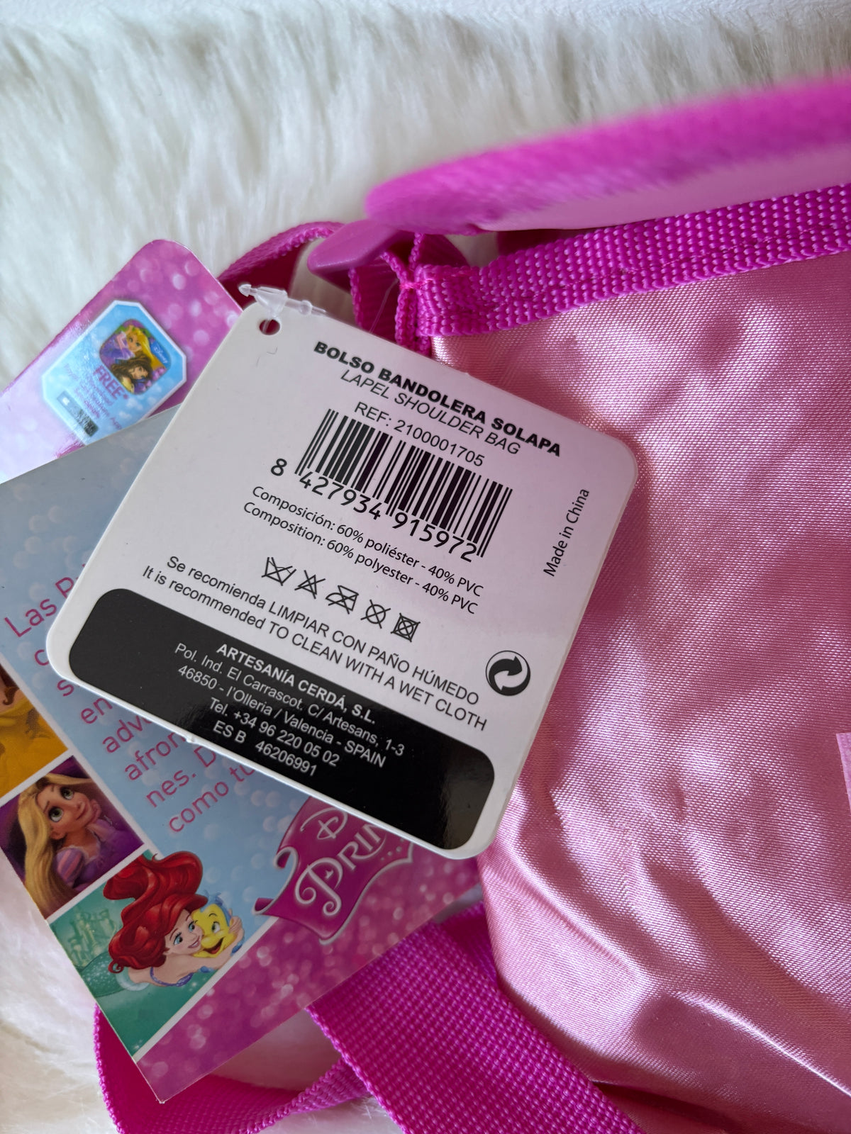Disney roze schoudertas - nieuw 💸
