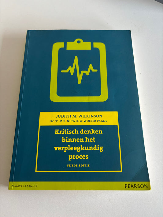 Kritisch denken binnen het verpleegkundig proces