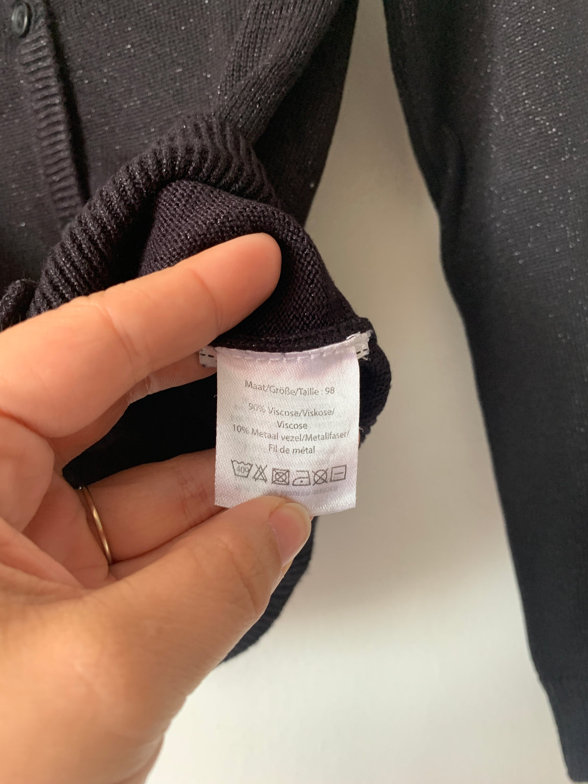 Zwarte cardigan | Wibra | 98