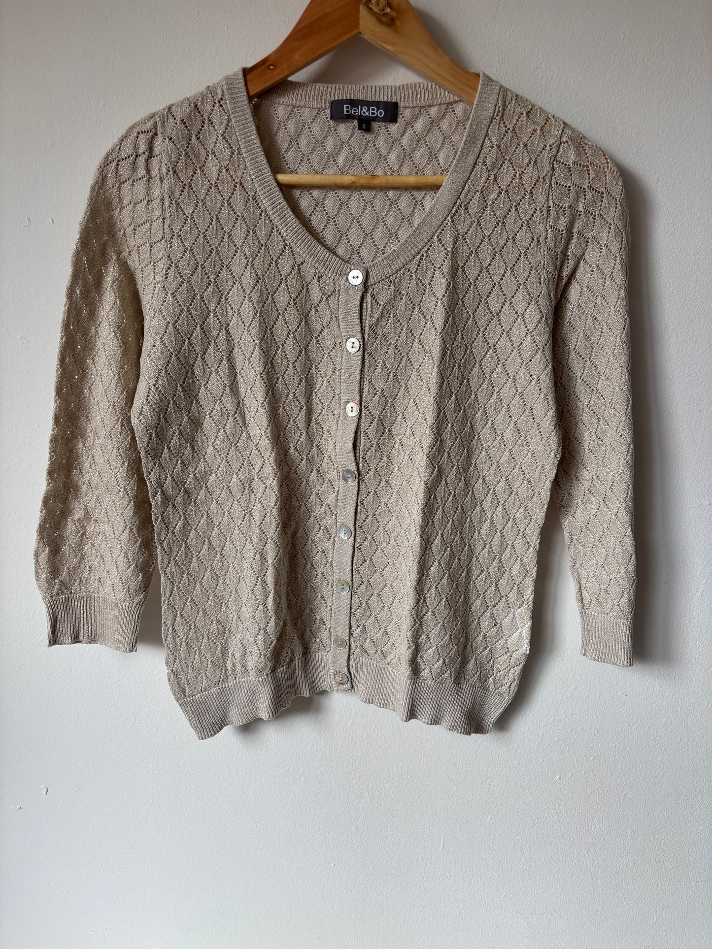 Beige cardigan | Bel&Bo | S