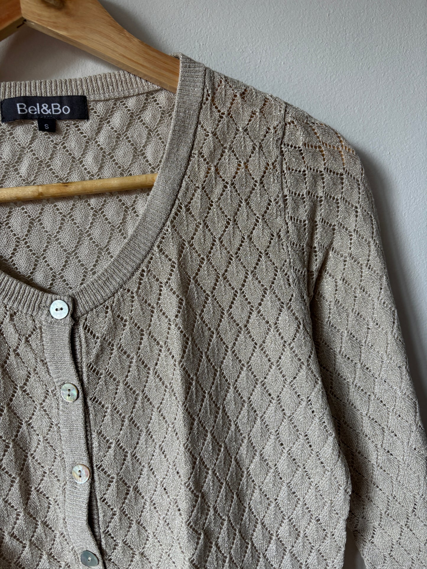 Beige cardigan | Bel&Bo | S