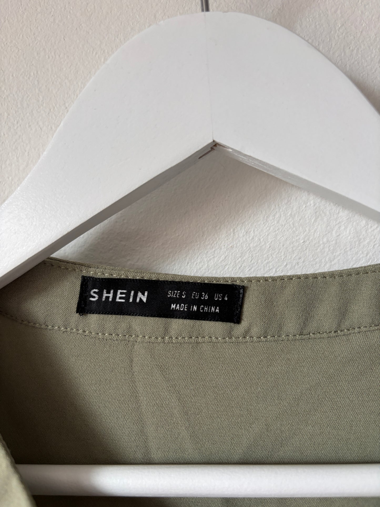 Khaki blouse | Shein | S