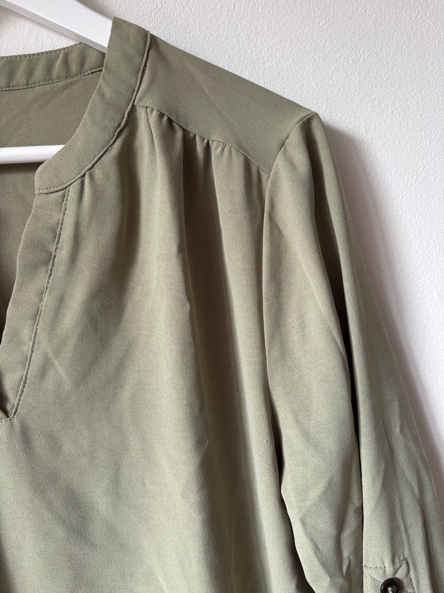 Khaki blouse | Shein | S
