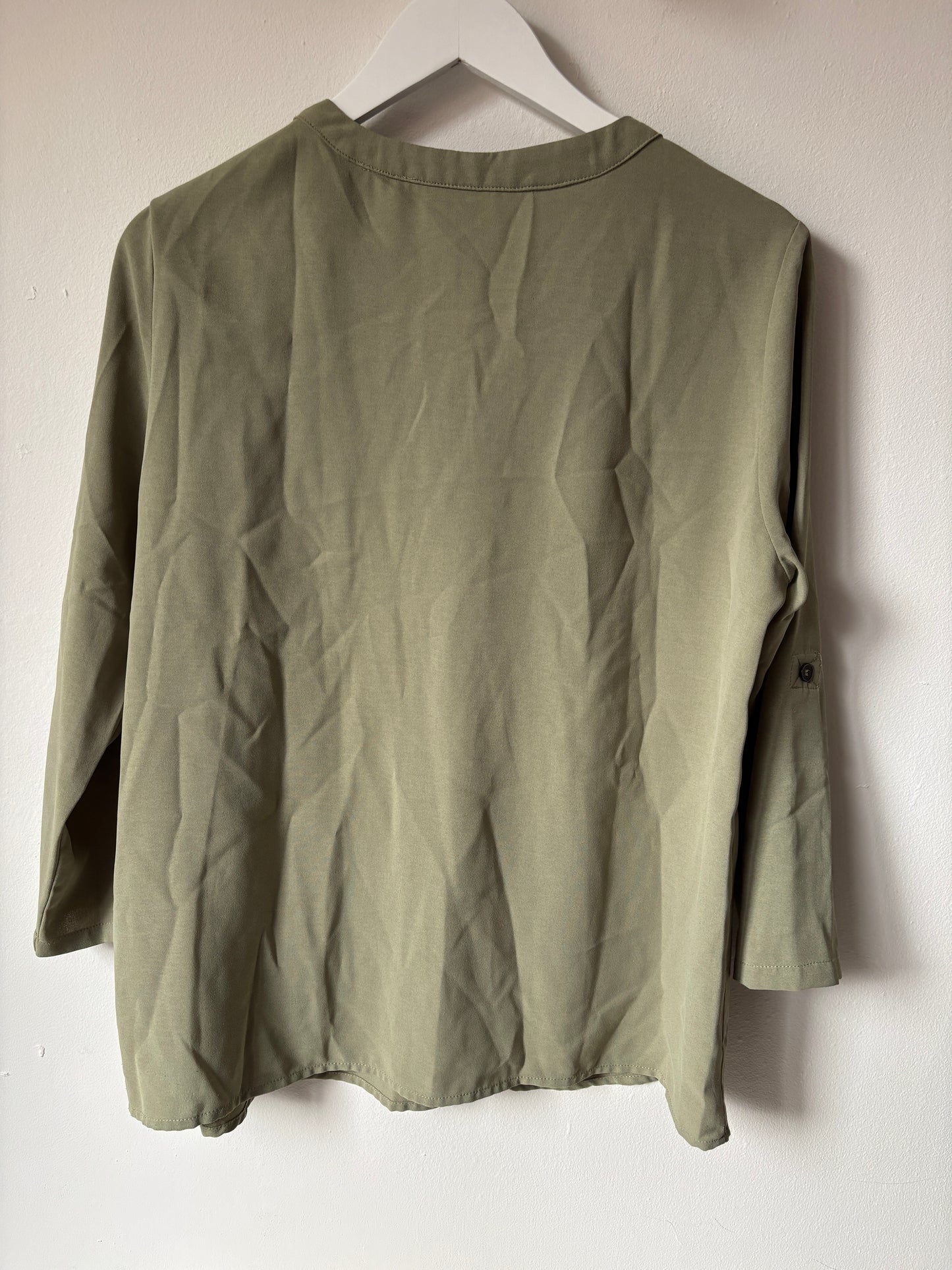 Khaki blouse | Shein | S