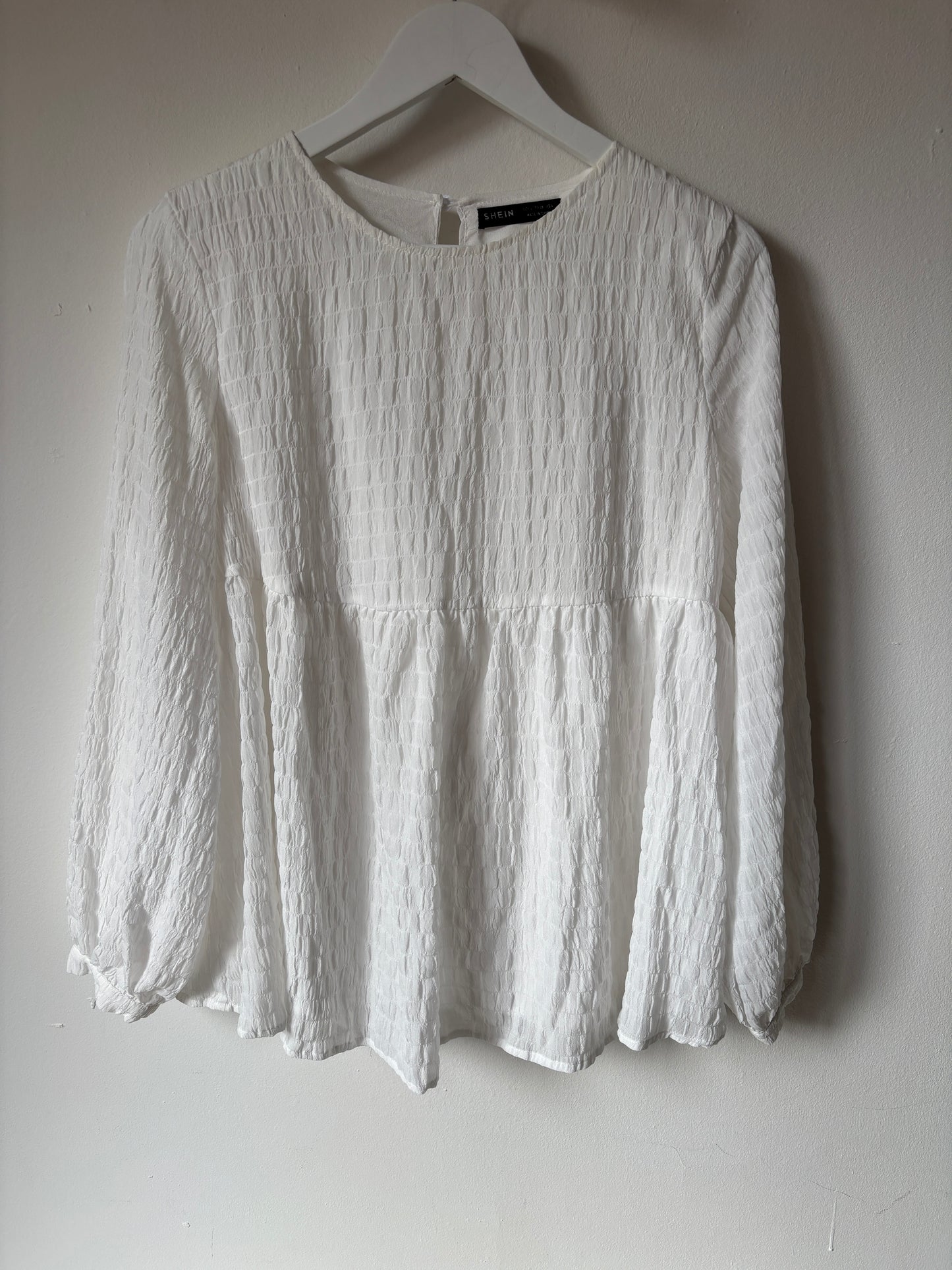Witte blouse |Shein | S