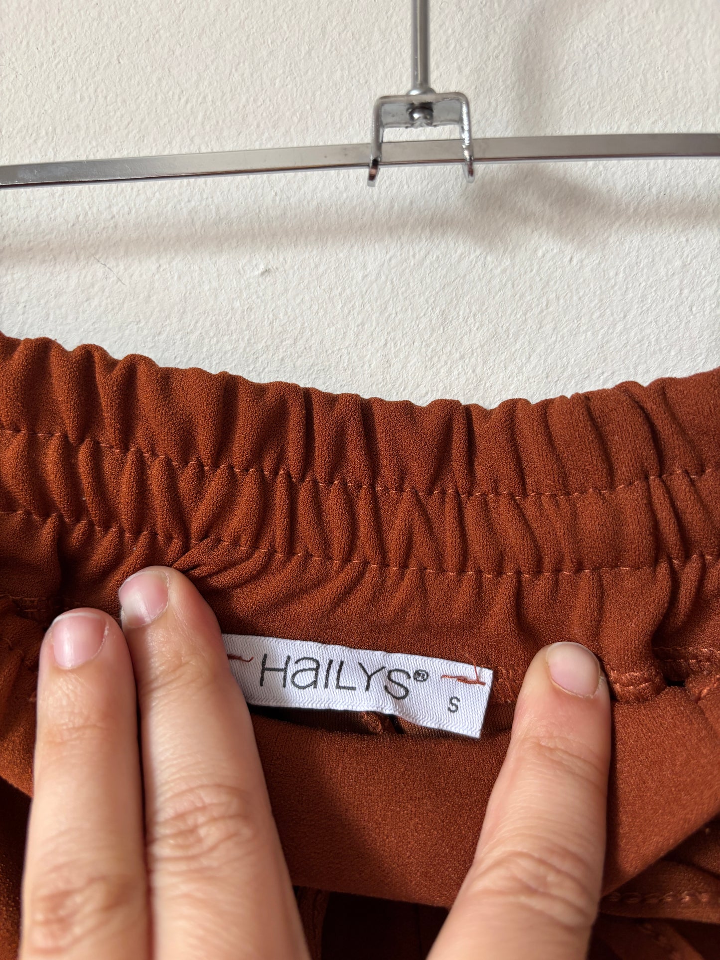 Roestkleurige broek | Hailys | S