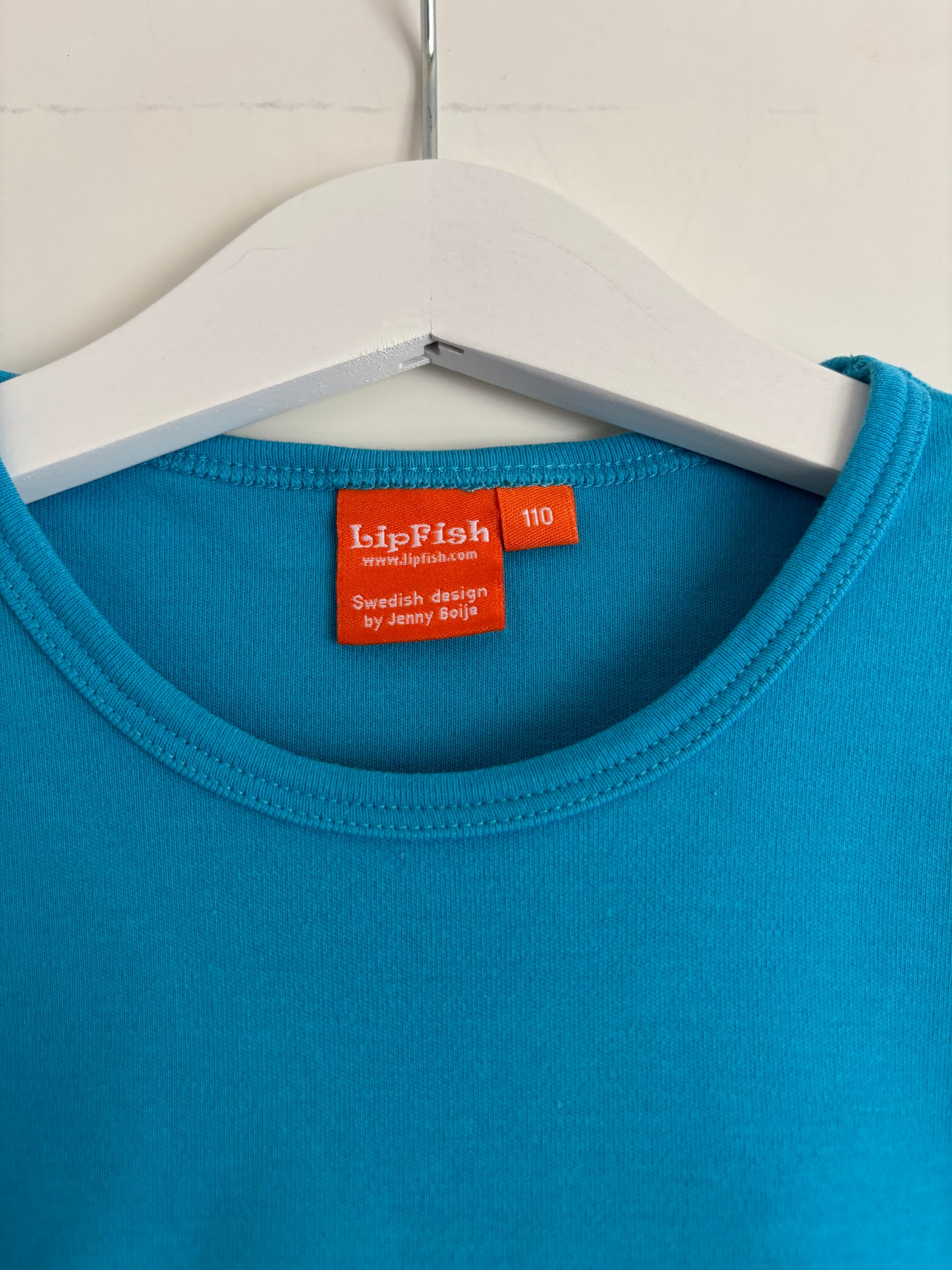 Lichtblauwe longsleeve met kikker