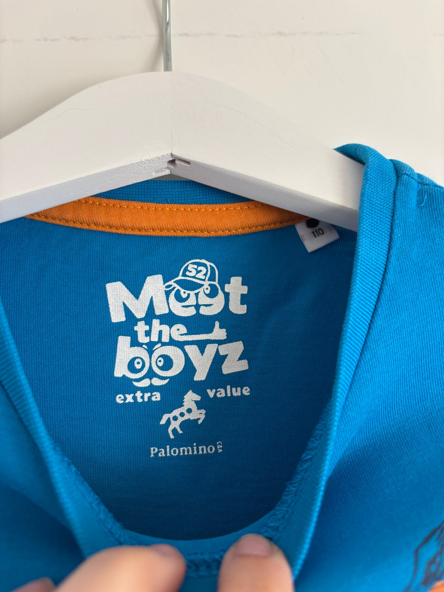 Blauwe longsleeve met dino
