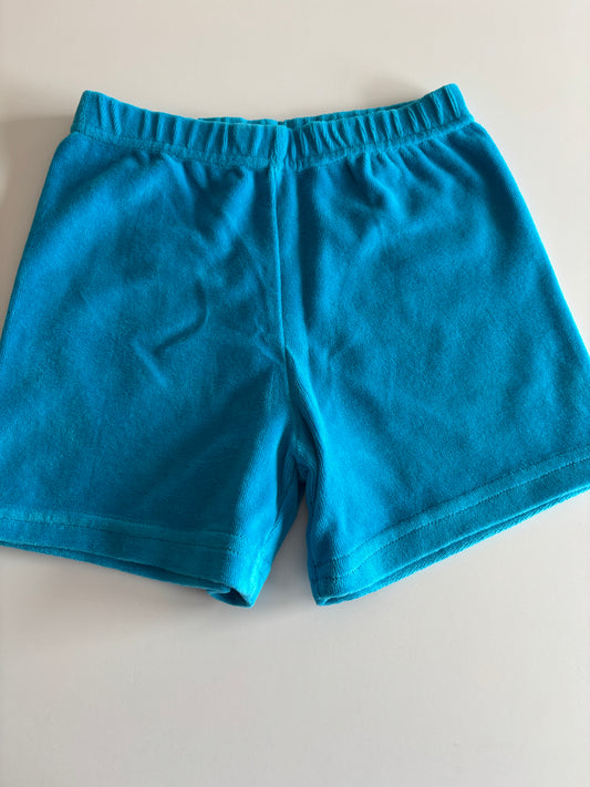 Lichtblauw shortje in badstof