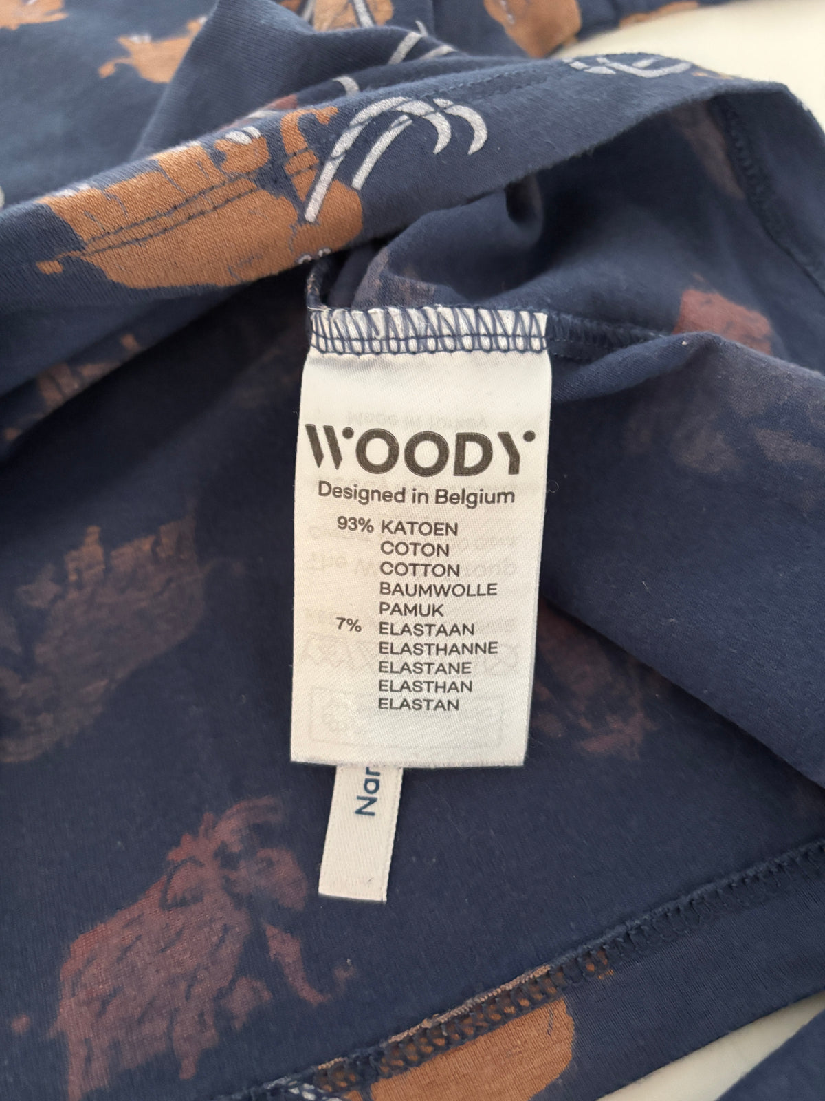 Woody tweedelige pyjama 80 - zeer goede staat ⭐