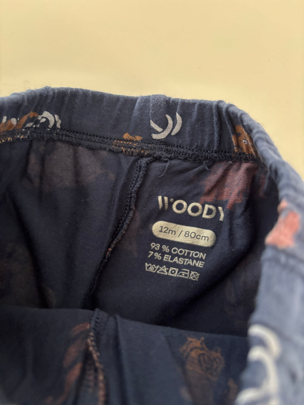 Woody tweedelige pyjama 80 - zeer goede staat ⭐