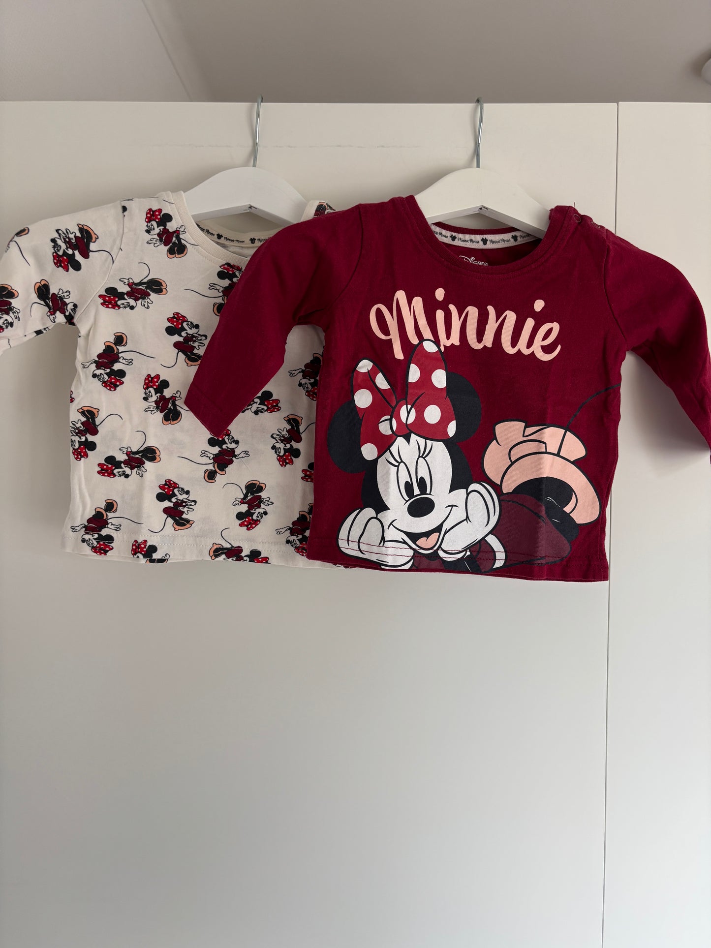 Bundel longsleeves (2) Minnie Mouse