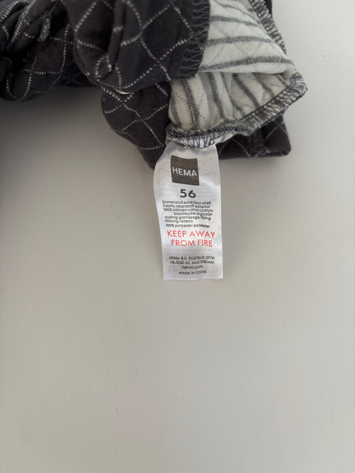 Grijs boxpakje | Hema | 56