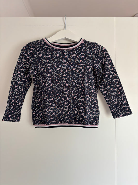 Marineblauwe longsleeve