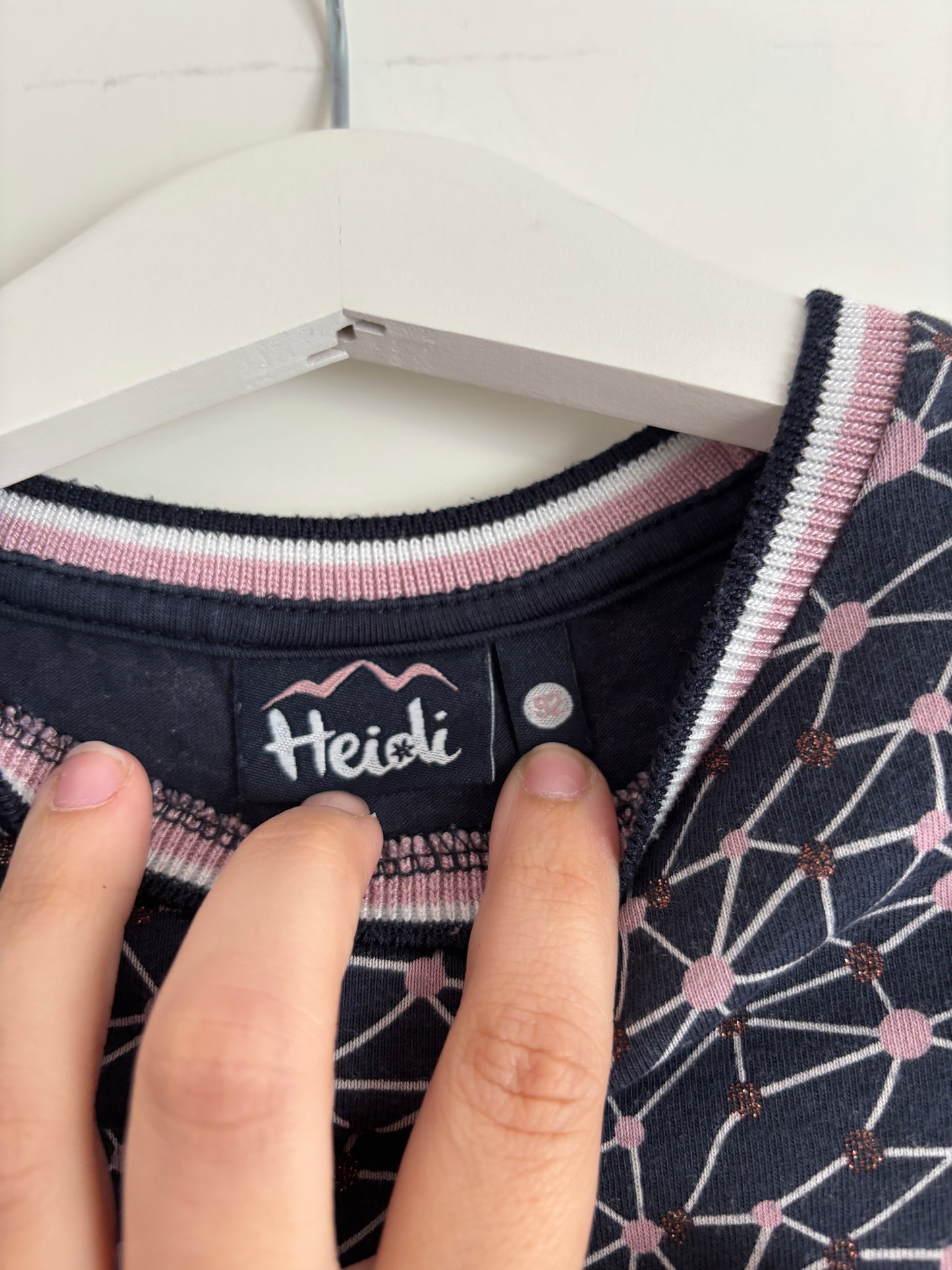 Marineblauwe longsleeve