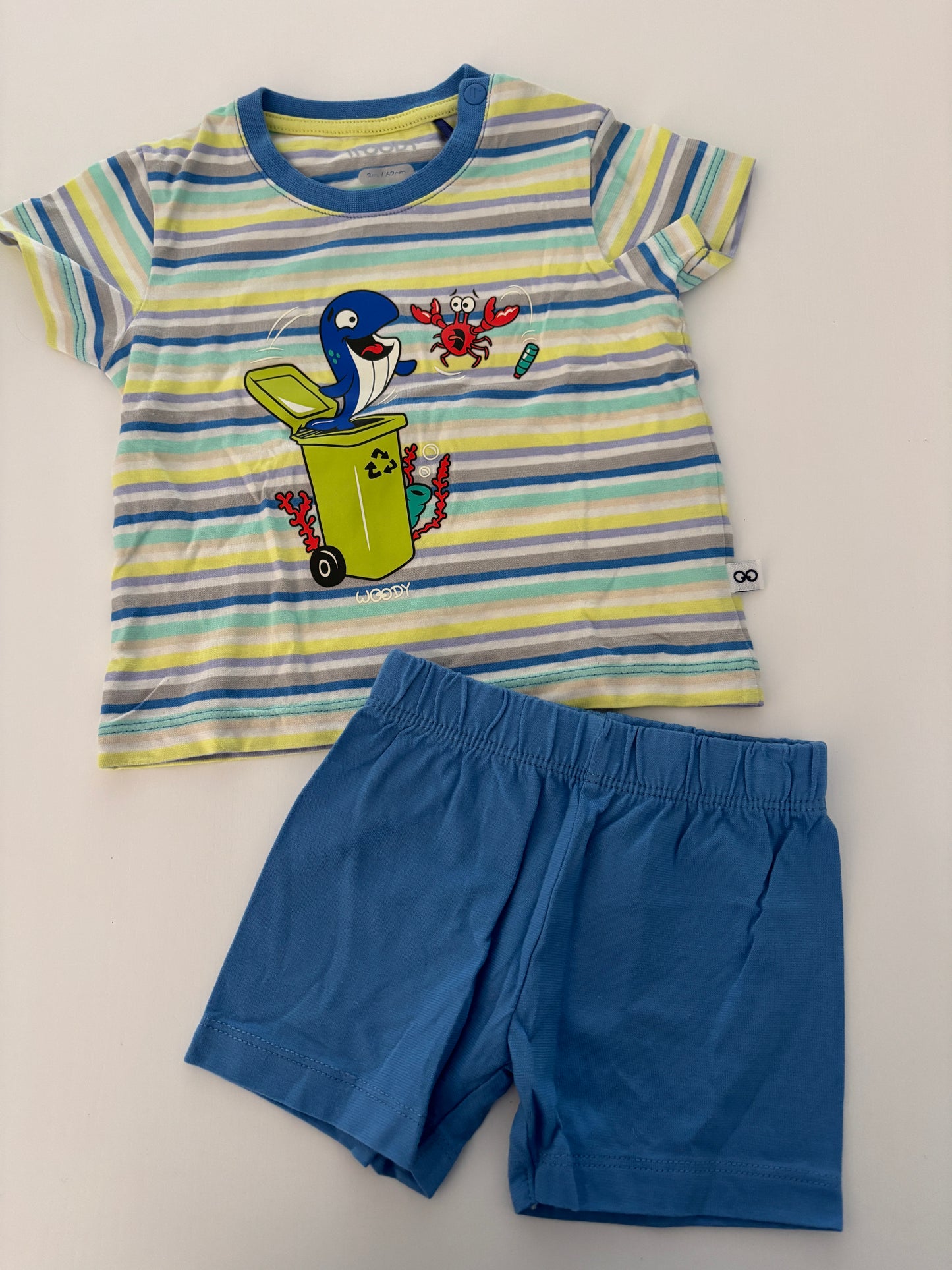 Tweedelige zomerpyjama | Woody | 62