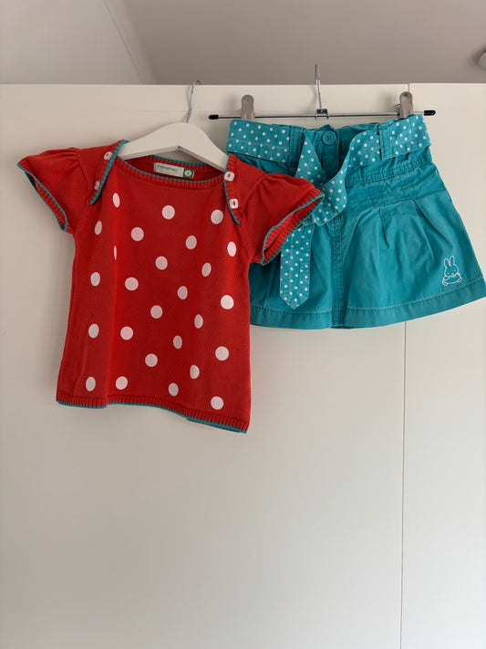 Setje Nijntje: T-shirt en rokje