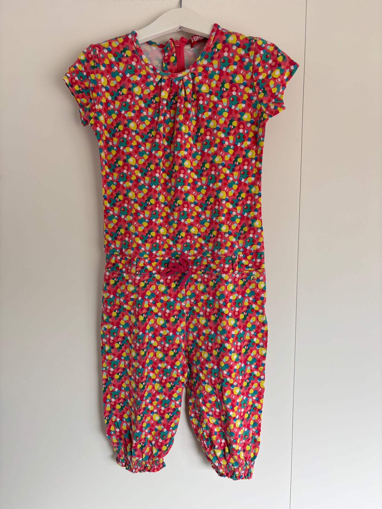 Jumpsuit met korte mouwen