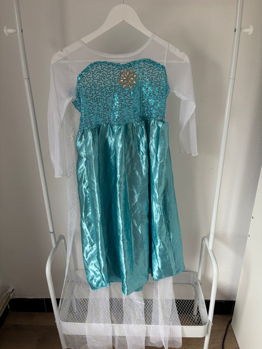 Blauwe prinsessenjurk