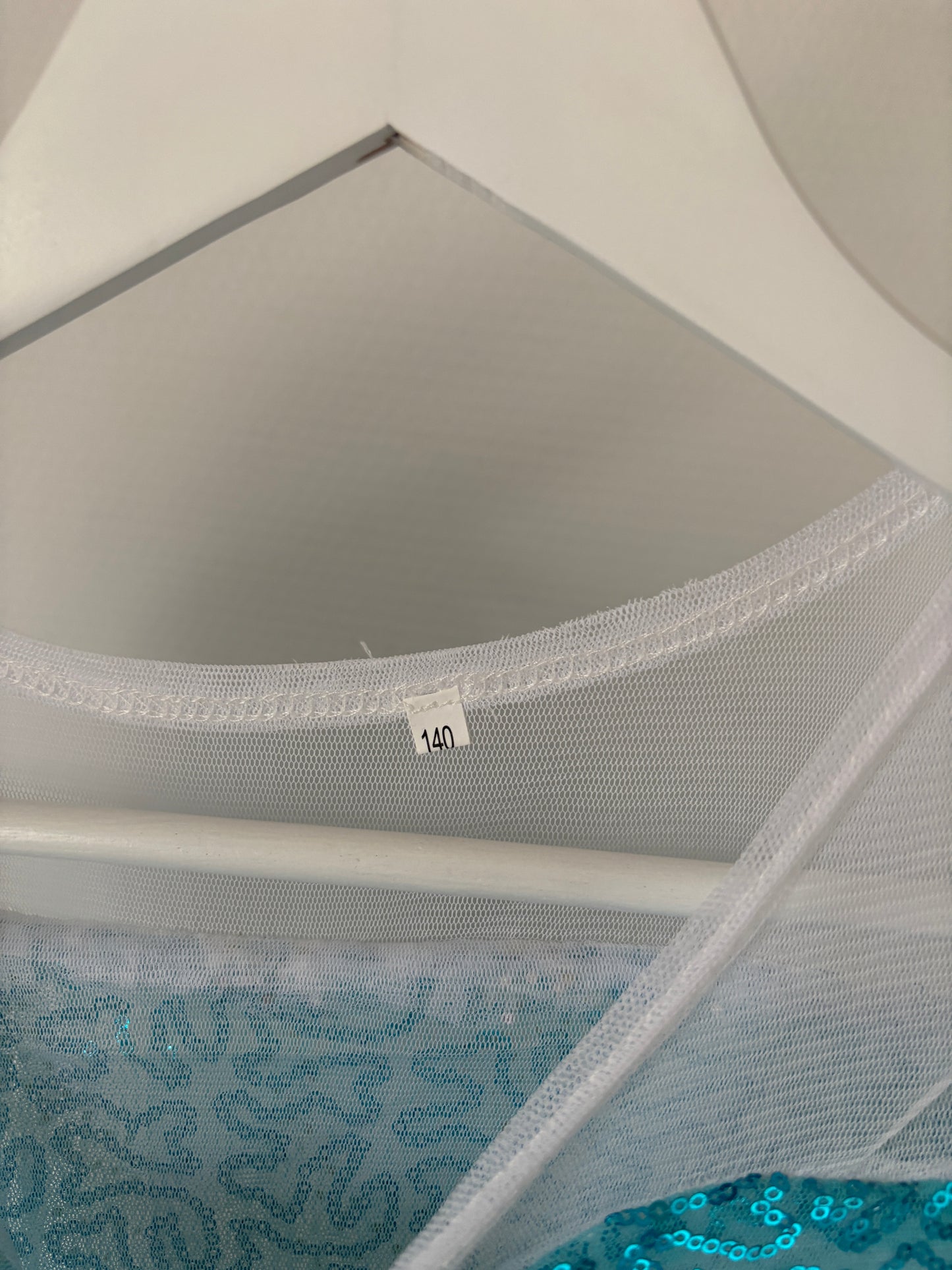 Blauwe prinsessenjurk