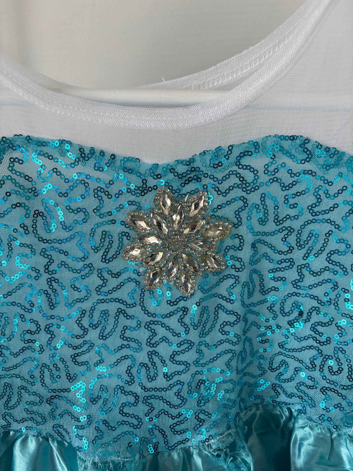 Blauwe prinsessenjurk