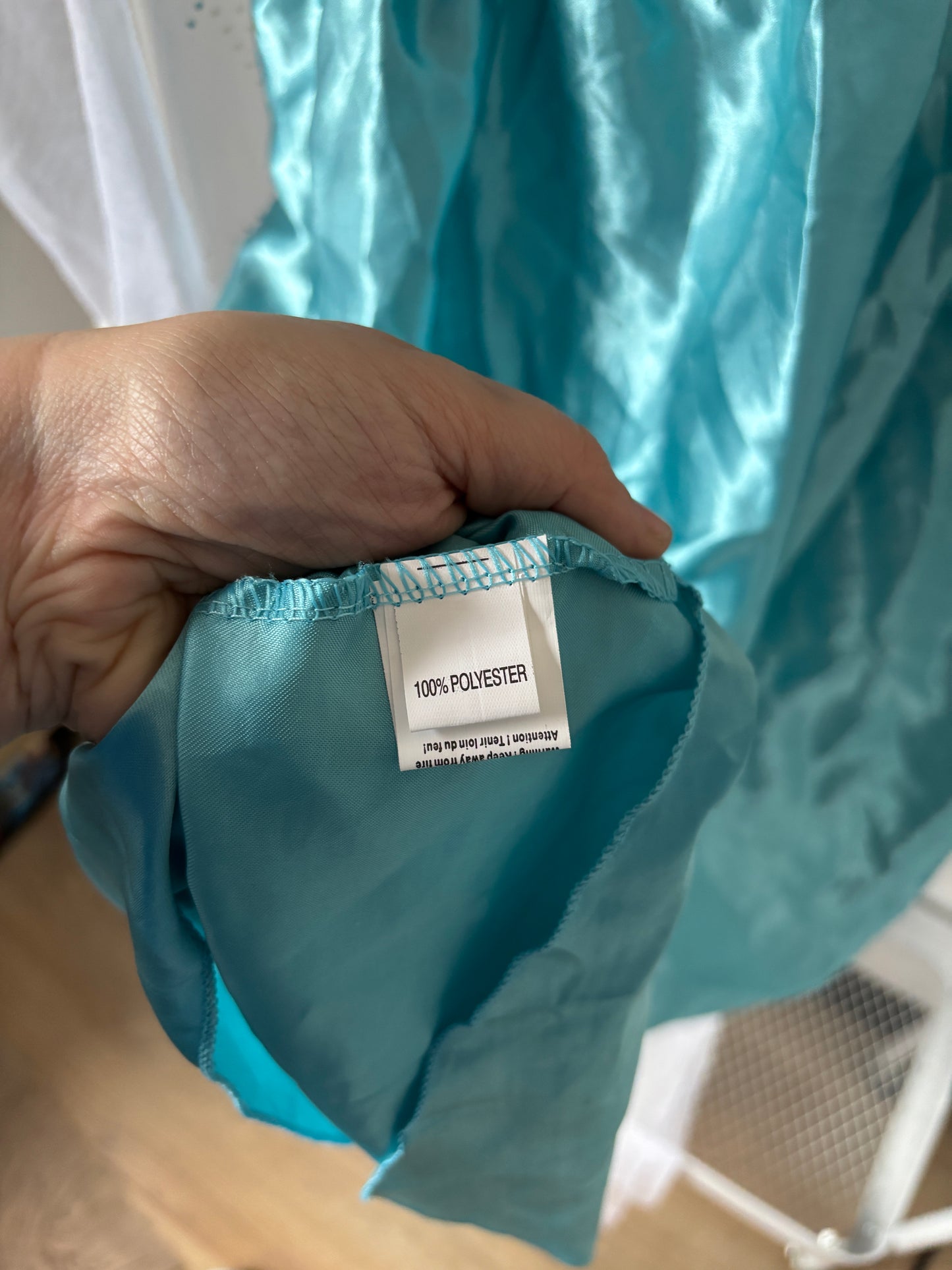 Blauwe prinsessenjurk