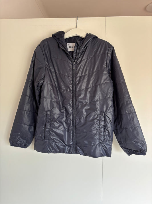 Marineblauwe tussenseizoensjas