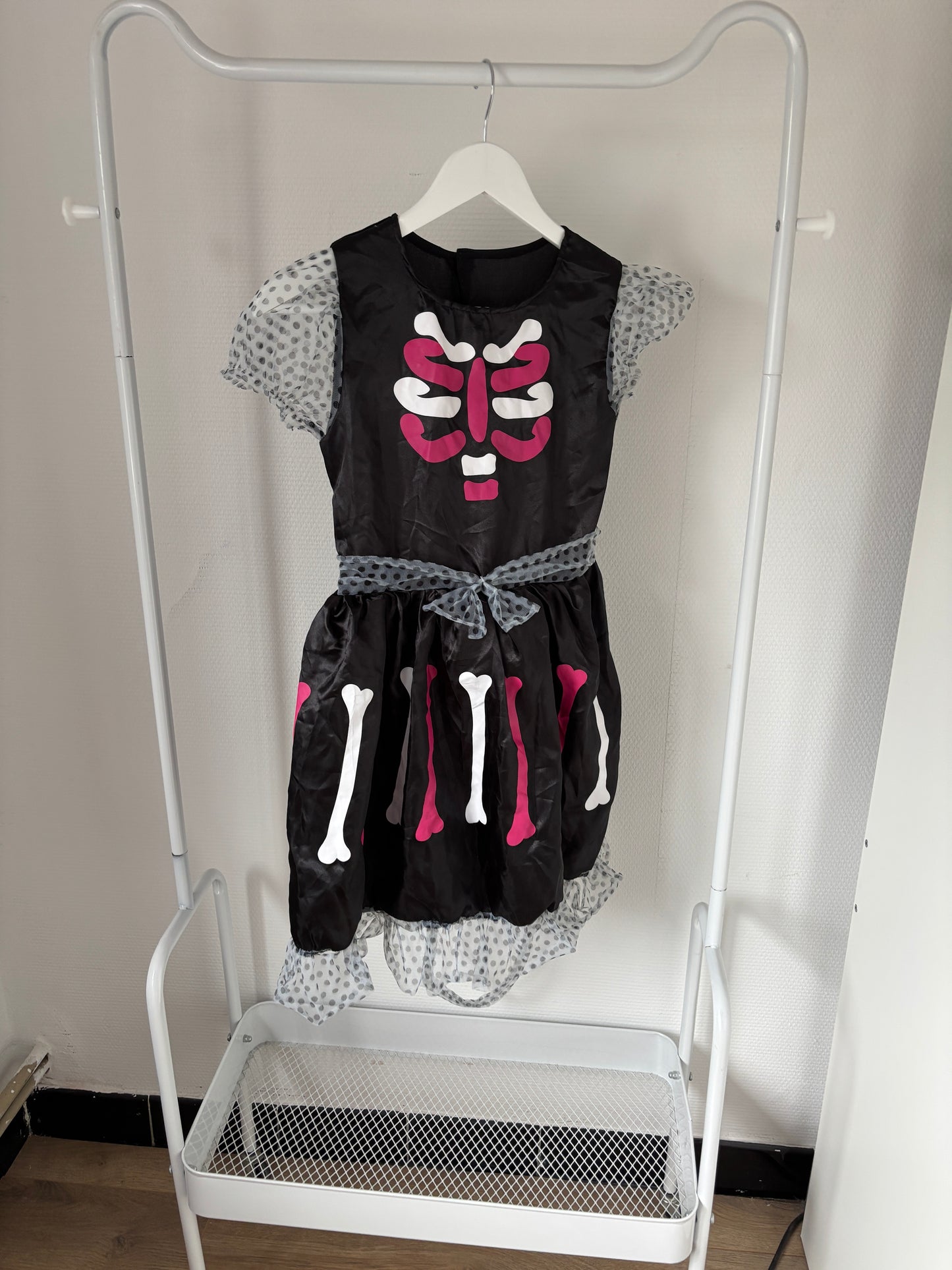 Zwart Halloweenjurkje