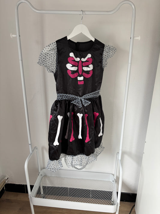 Zwart Halloweenjurkje