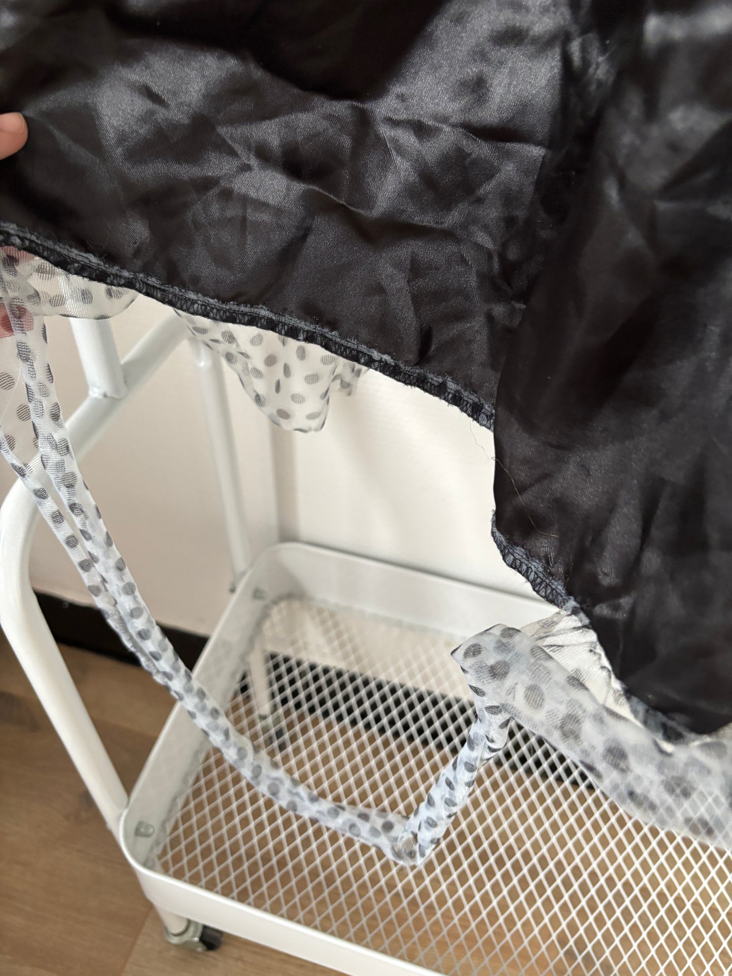 Zwart Halloweenjurkje