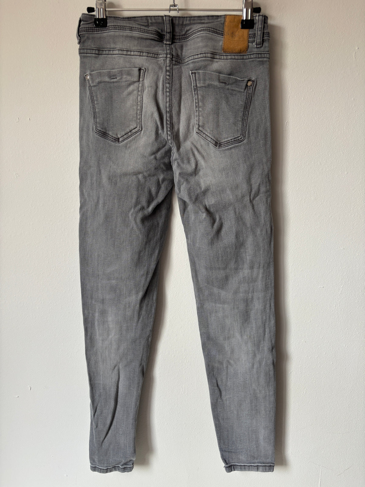 Lichtgrijze jeansbroek | Zara | XS