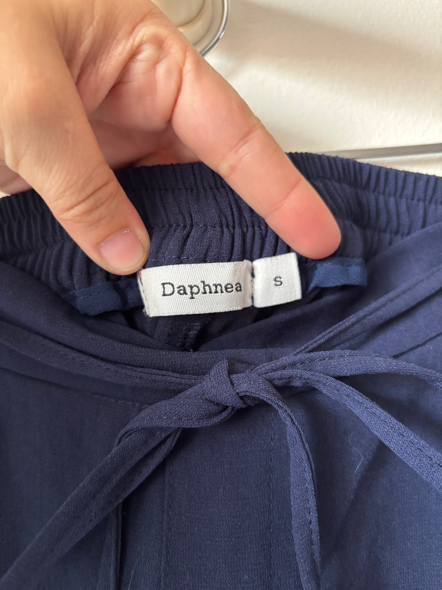 Marineblauwe broek | Daphnea | S