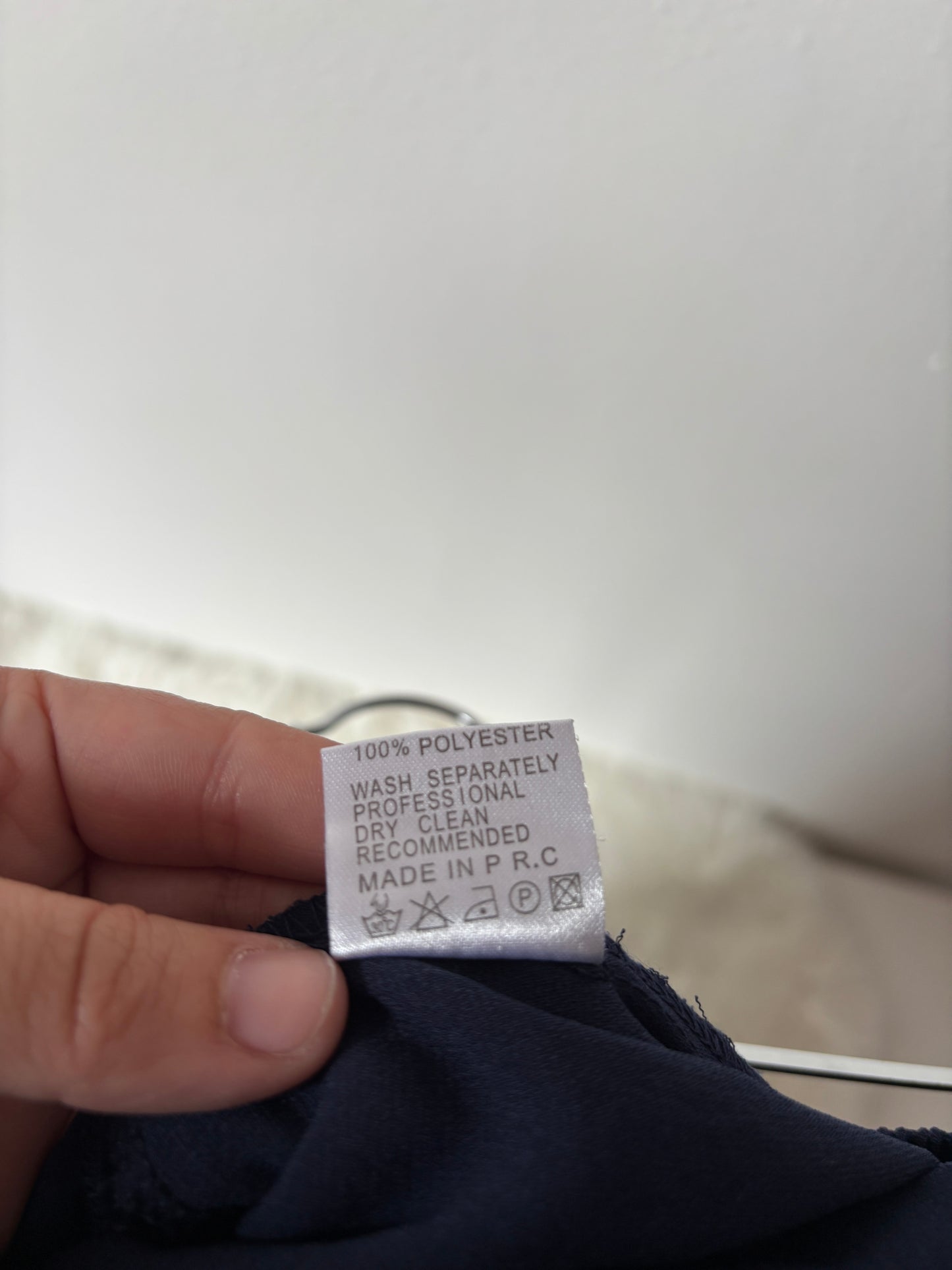 Marineblauwe broek | Daphnea | S
