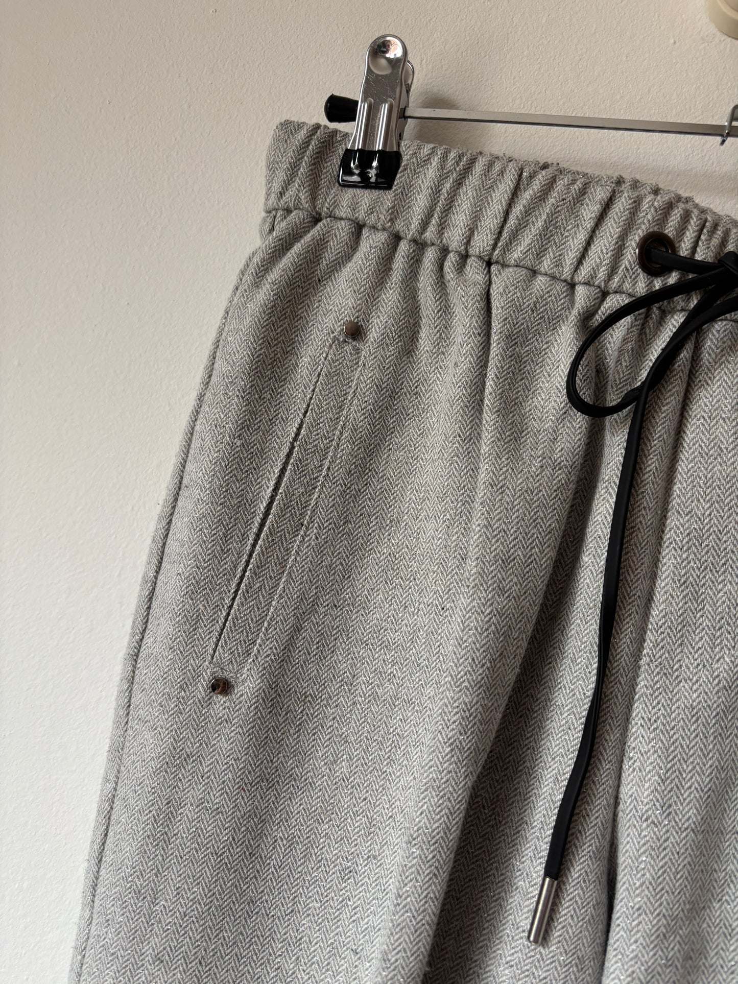 Lichtgrijze broek | Y'Coo Paris | S