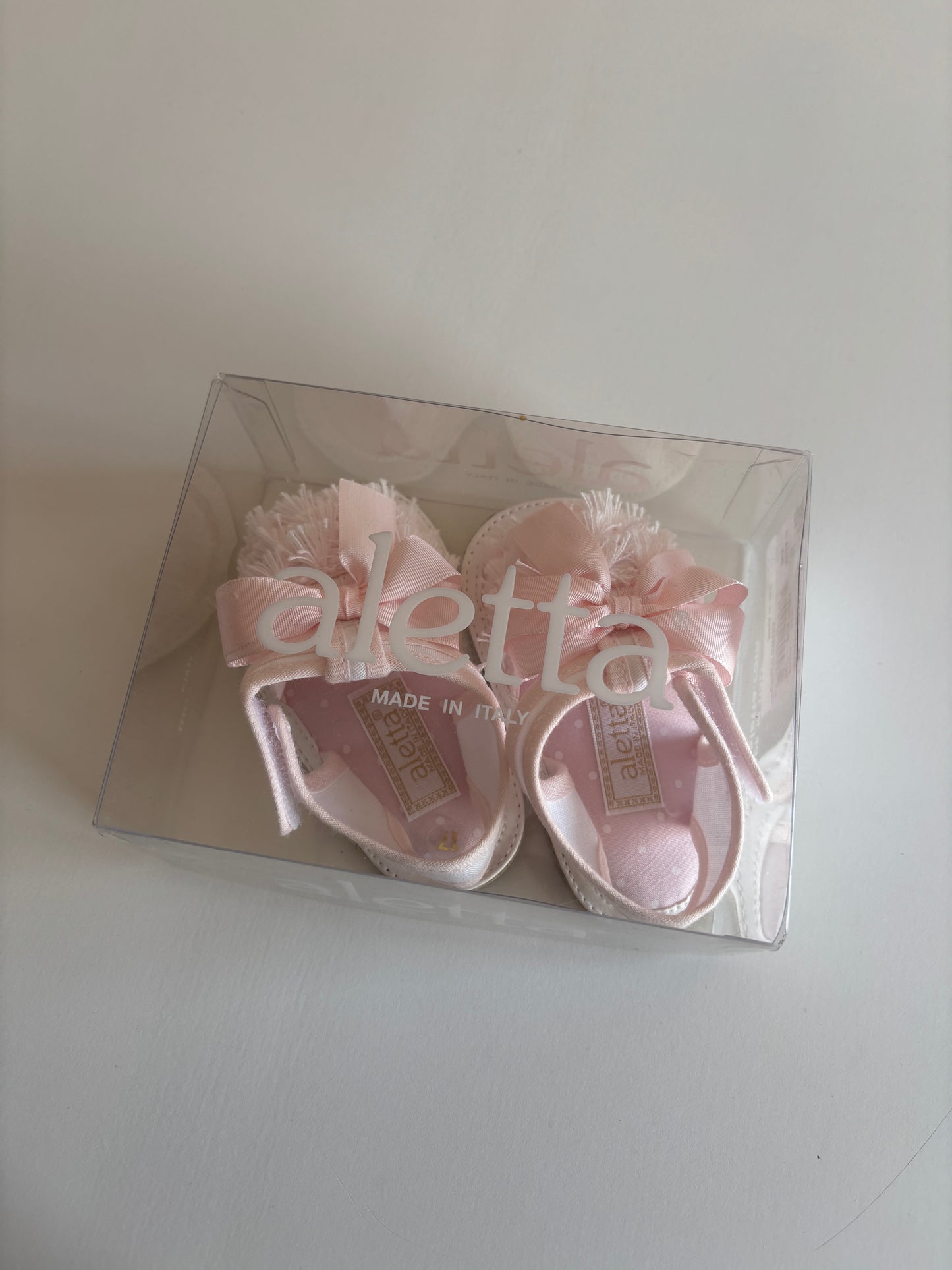 Lichtroze sandaaltjes