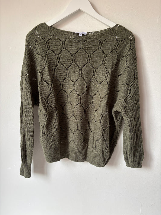 Khaki trui | JoliRonde | XS