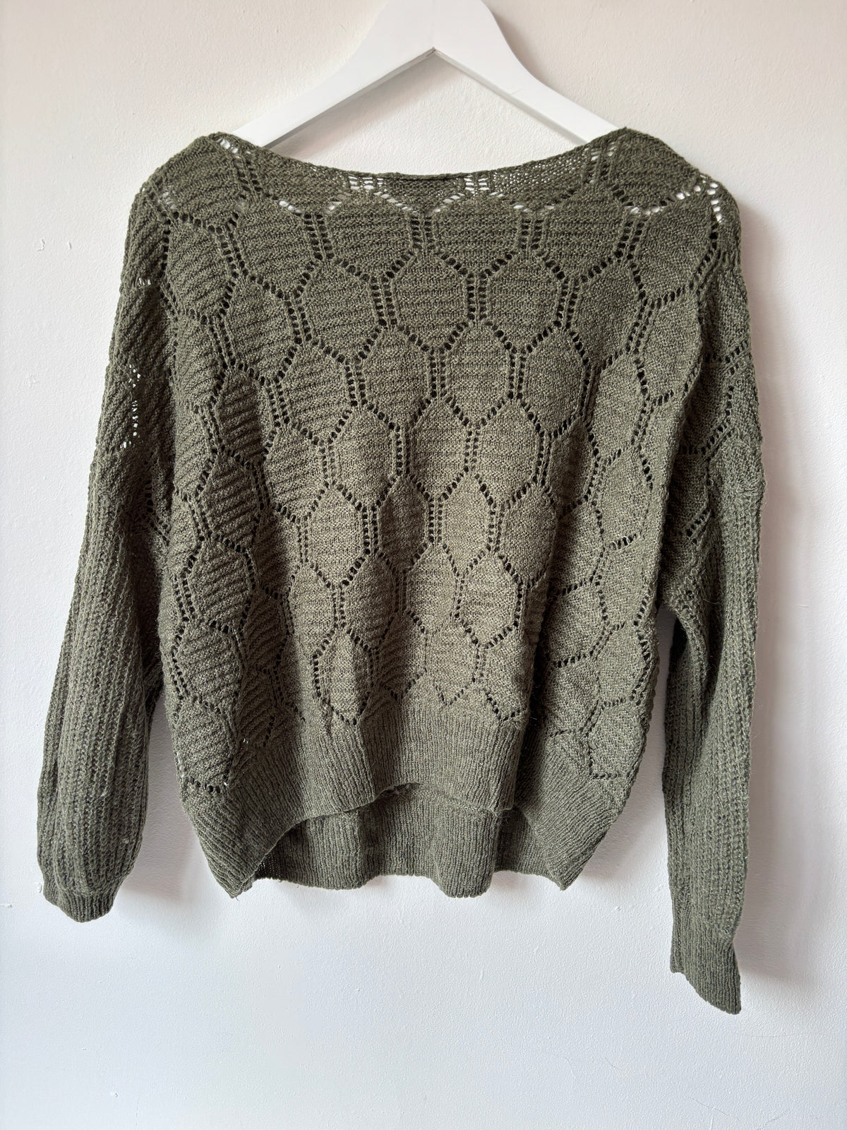 Khaki trui | JoliRonde | XS