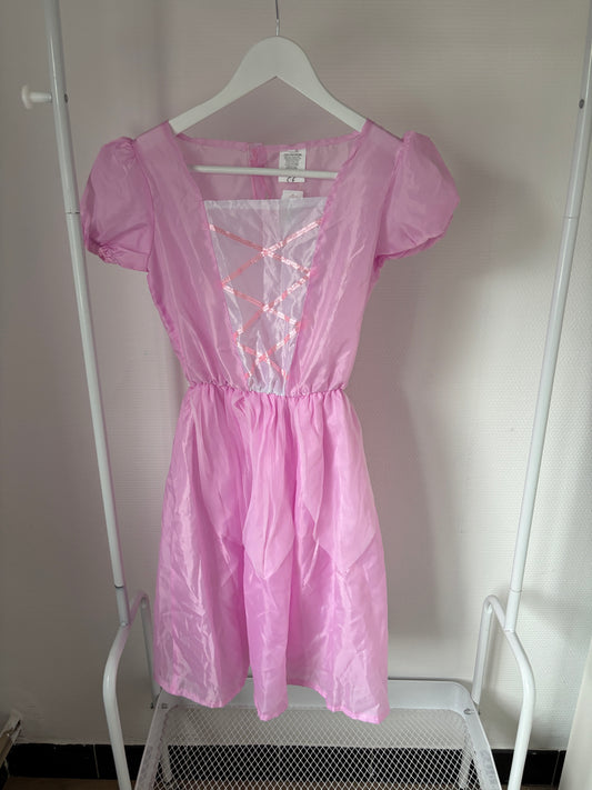 Lichtroze prinsessenjurk